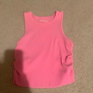 pink aerie crop tank